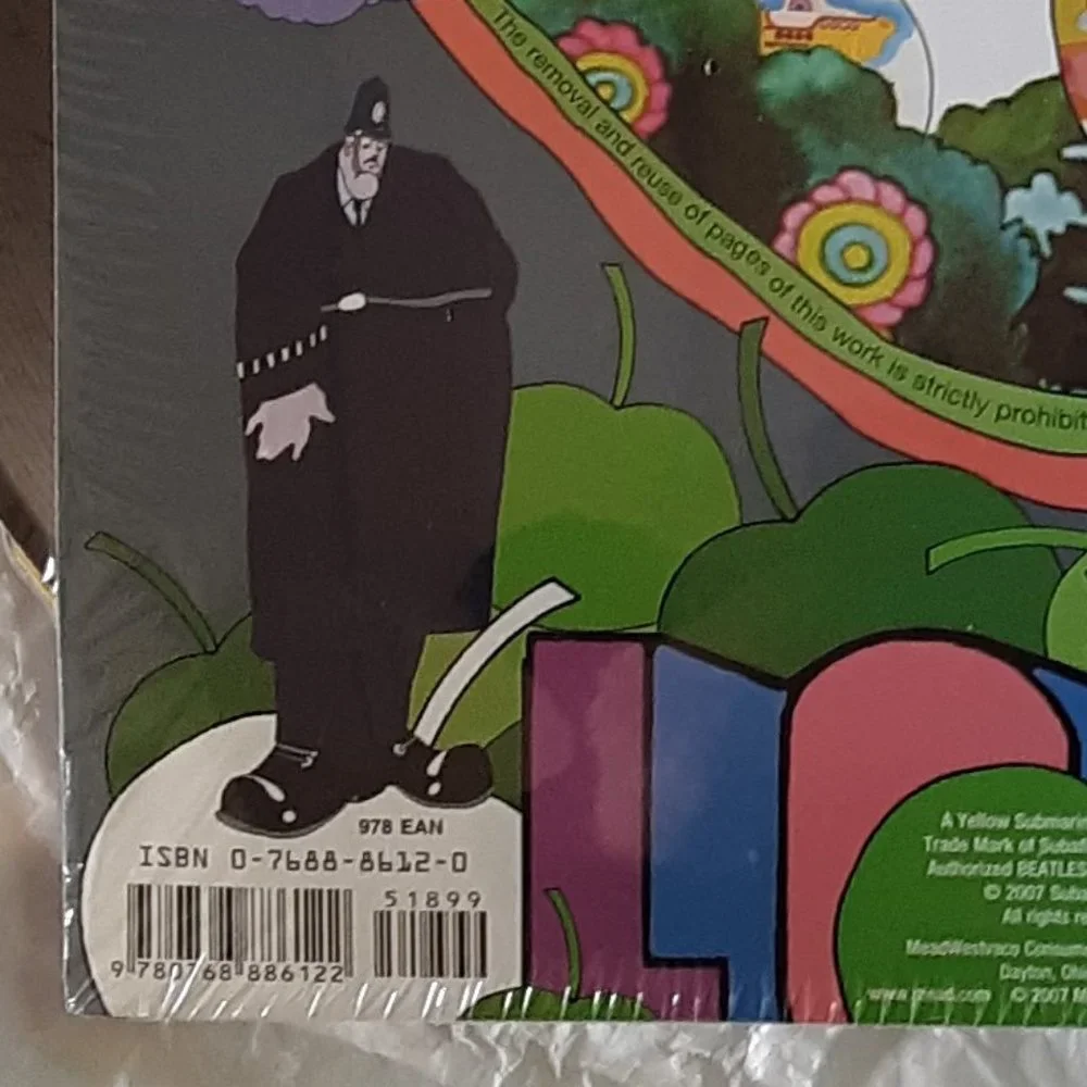 Beatles Calendar Yellow Submarine Collectible Brand New Sealed 2008